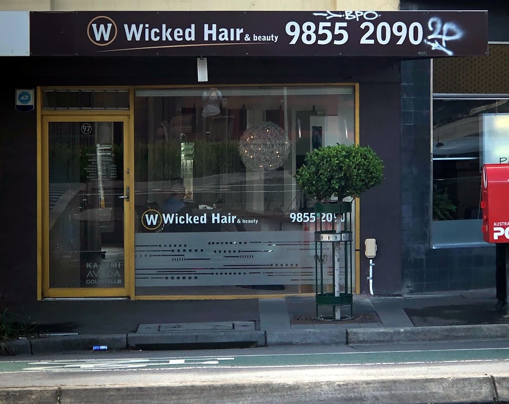 Wicked Hair & Beauty | 97 Willsmere Rd, Kew VIC 3101, Australia | Phone: (03) 9855 2090