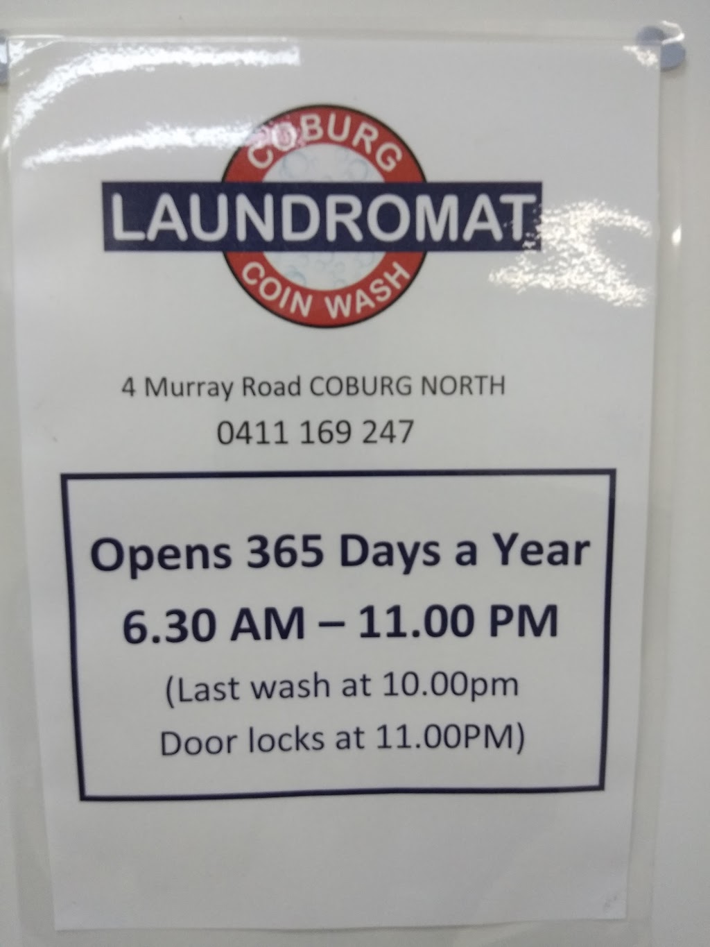 Coburg Laundromat | laundry | 4 Murray Rd, Coburg North VIC 3058, Australia | 0411169247 OR +61 411 169 247