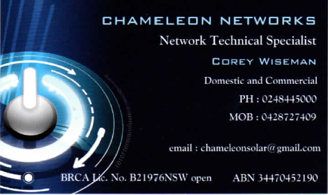 Chameleon Networks |  | 240 Sunninghill Rd, Windellama NSW 2580, Australia | 0428727409 OR +61 428 727 409