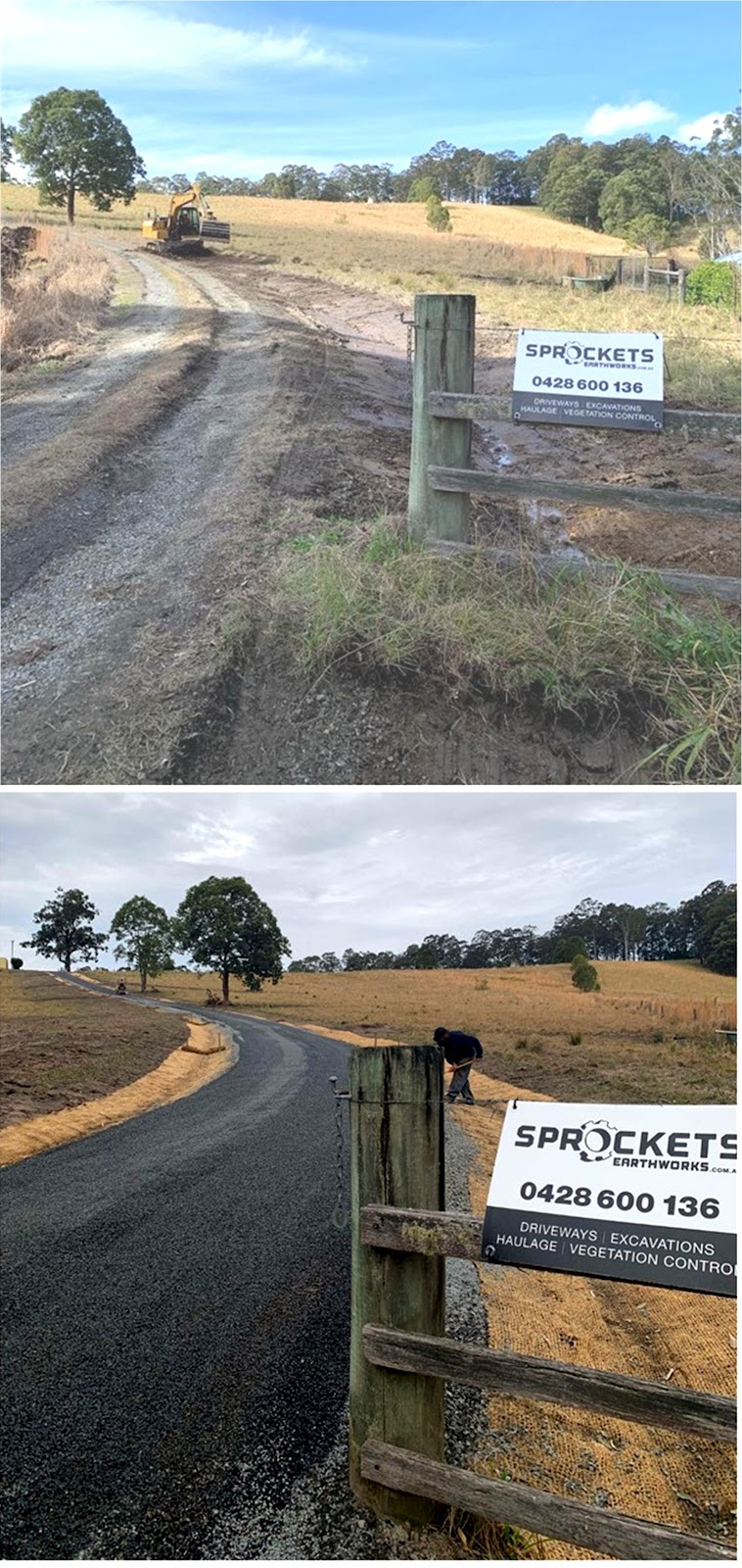 Sprockets Earthworks | 31 Persimmon Close, Glenreagh NSW 2450, Australia | Phone: 0428 600 136