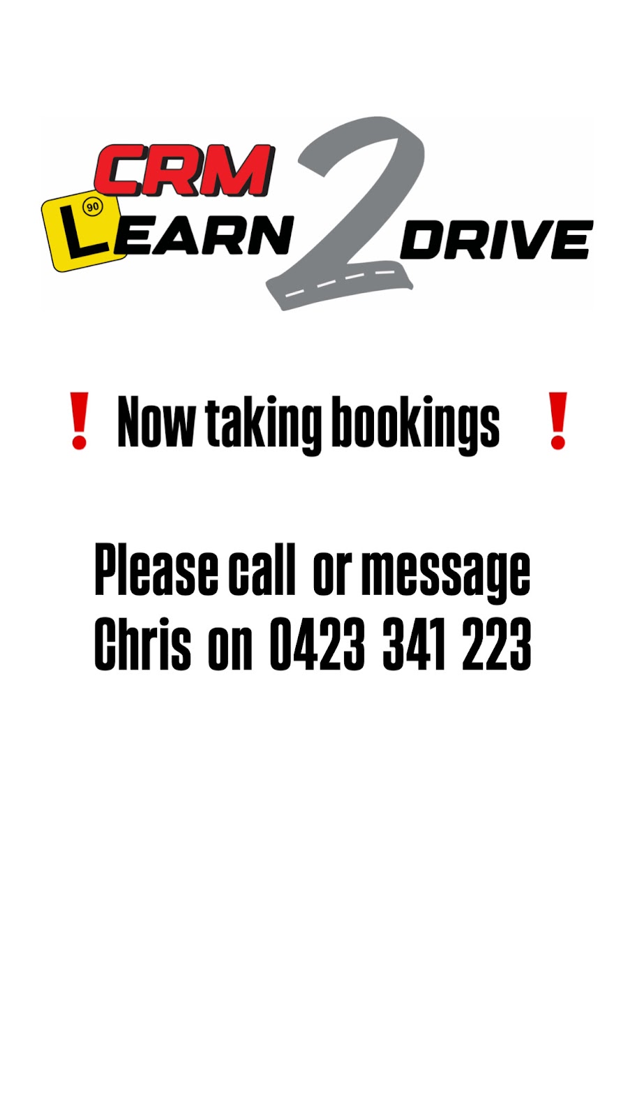 CRM Learn To Drive | Watkins Ave, Griffith NSW 2680, Australia | Phone: 0423 341 223