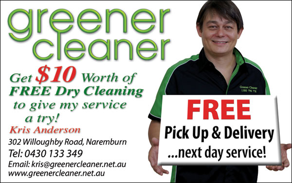 Greener Cleaner Dry Cleaners and Laundry | laundry | 302 Willoughby Rd, Naremburn NSW 2065, Australia | 0299669965 OR +61 2 9966 9965