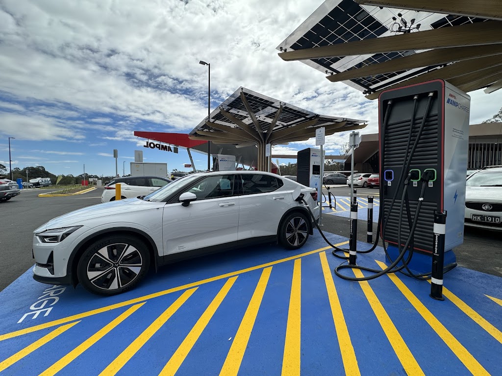 AmpCharge Charging Station | Southbound/Lot 12 Hume Mtwy, Pheasants Nest NSW 2574, Australia | Phone: 13 14 04
