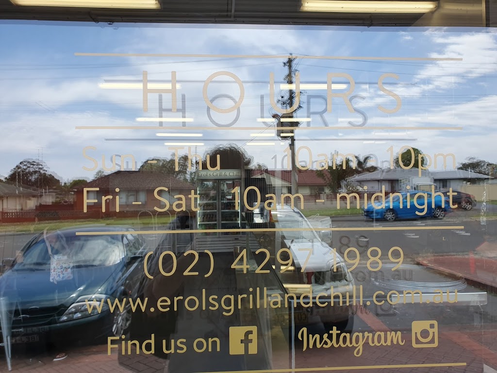 Erol’s Grill & Chill | restaurant | 30 Queen Ln, Lake Illawarra NSW 2528, Australia | 42971989 OR +61 42971989