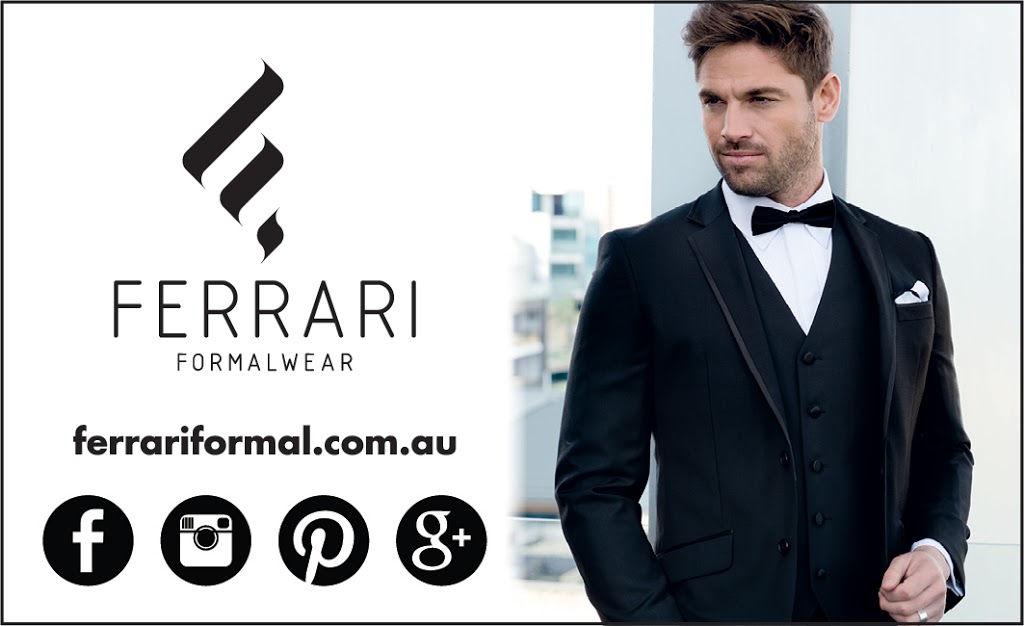 Ferrari Formalwear | clothing store | 1/4 The Gateway, Cnr Joondalup Dr, Joondalup WA 6027, Australia | 0893012922 OR +61 8 9301 2922