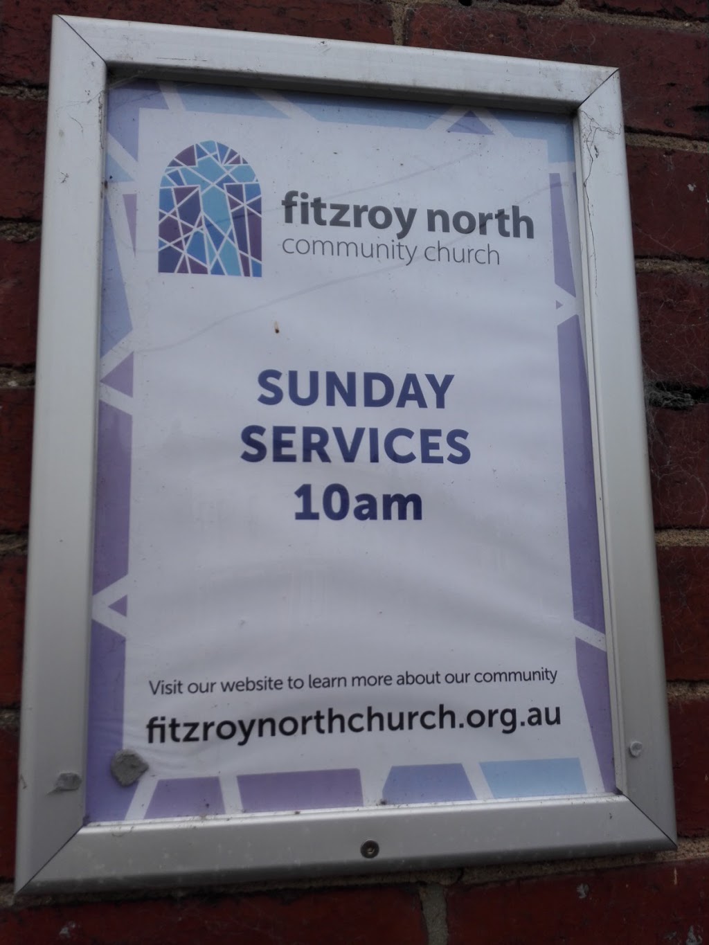 Fitzroy North Community Church | church | 75 Reid St, Fitzroy North VIC 3068, Australia | 0394892201 OR +61 3 9489 2201