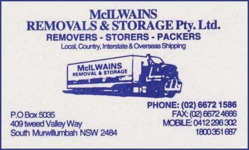 McIlwains Removals & Storage | moving company | Peri St, Murwillumbah NSW 2484, Australia | 1800351687 OR +61 1800 351 687