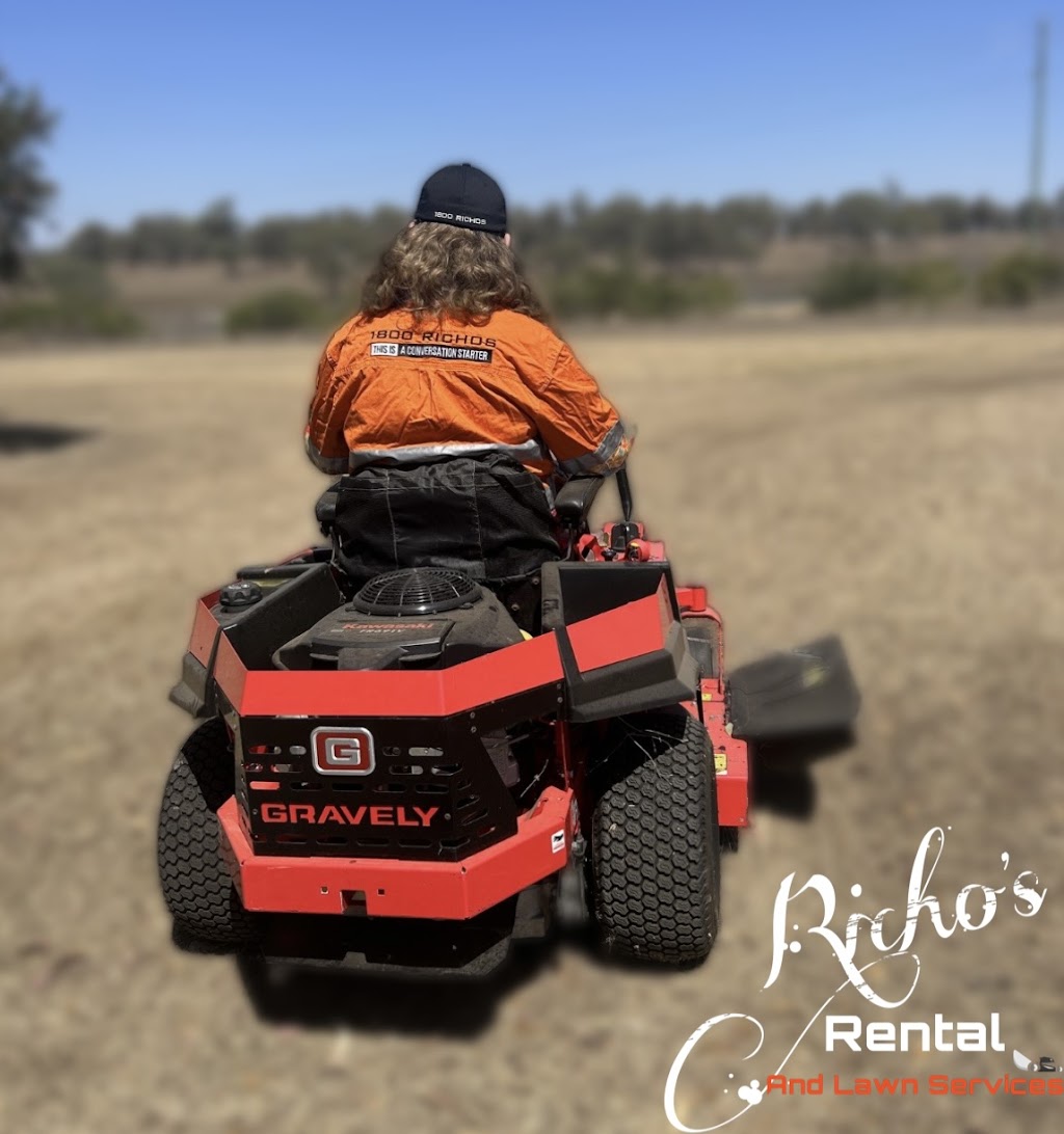 Richo’s Rental And Lawn Services | 2056 Toowoomba Cecil Plains Rd, Biddeston QLD 4401, Australia | Phone: 1800 742 467