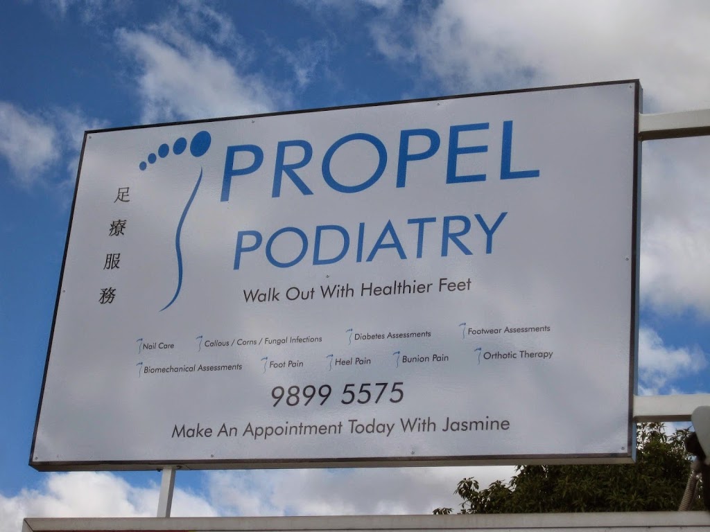 Propel Podiatry | 513 Station St, Box Hill South VIC 3128, Australia | Phone: (03) 9899 5575