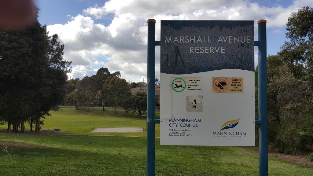 Marshall Avenue Reserve | park | 8 Marshall Ave, Doncaster VIC 3108, Australia