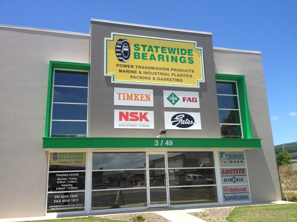 Statewide Bearings - Cairns |  | 3/49 Cook St, Portsmith QLD 4870, Australia | 0740351800 OR +61 7 4035 1800