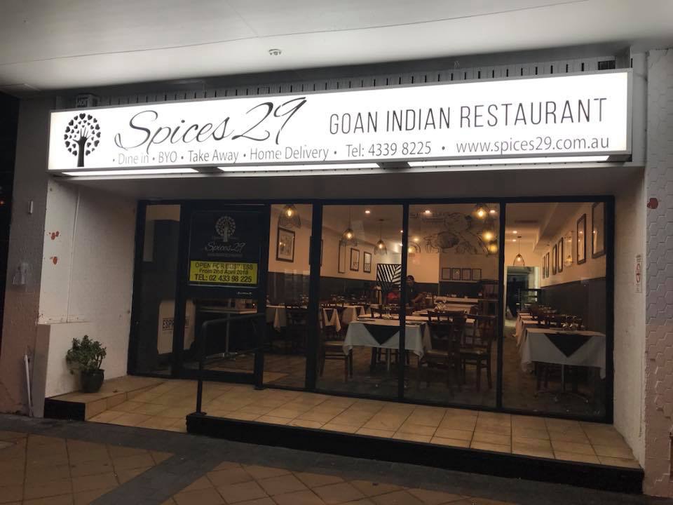 Spices 29 Goan Indian Restaurant | restaurant | 34 Blackwall Rd, Woy Woy NSW 2256, Australia | 0243398225 OR +61 2 4339 8225