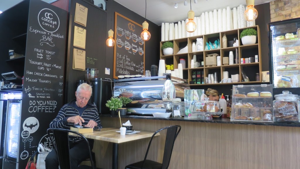 Concept Coffee | Shop 6 2, Riverside Centre, 4 Maple St, Maleny QLD 4552, Australia | Phone: (07) 5370 2906