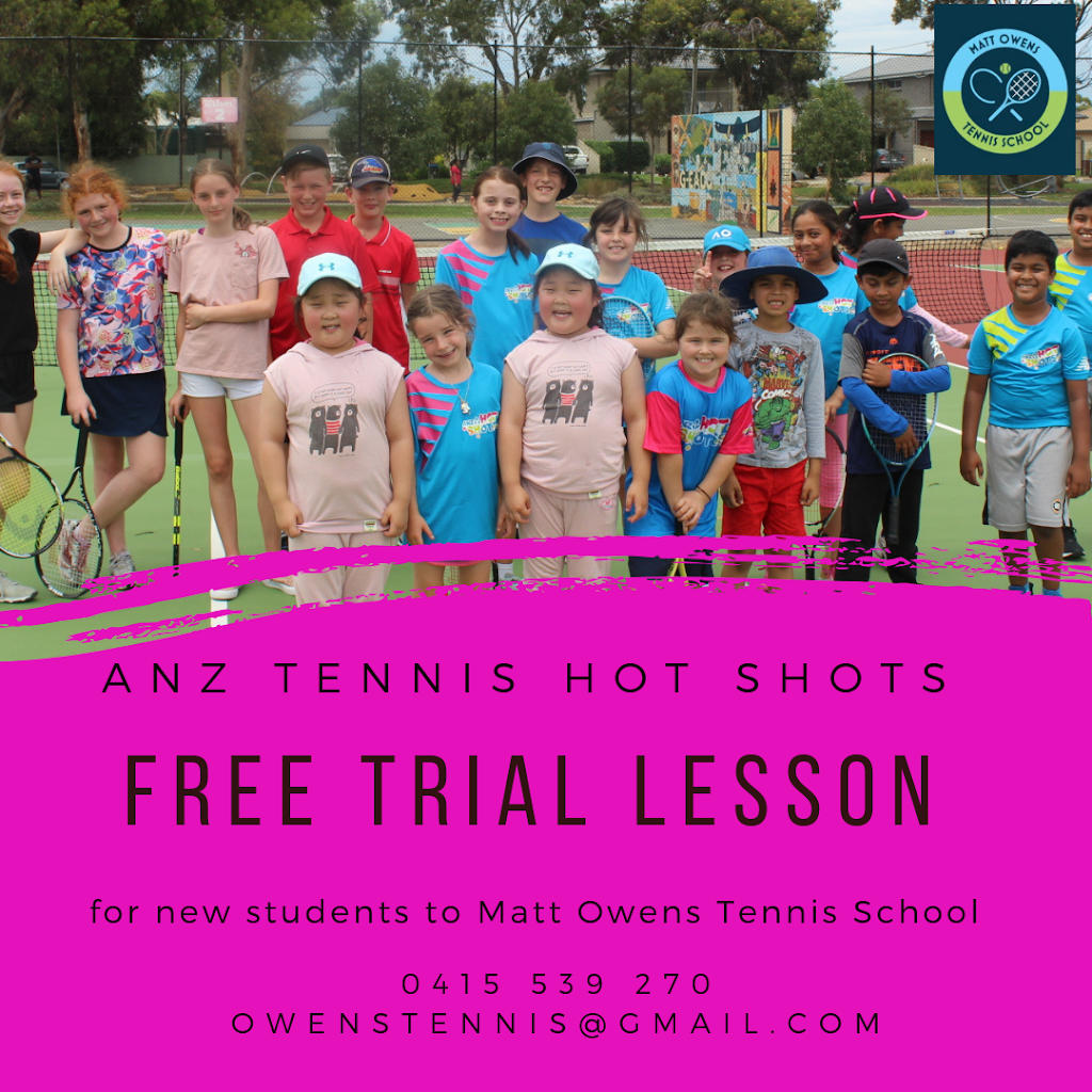 Matt Owens Tennis School | school | Tennis Club, Manoora St, Greenacres SA 5086, Australia | 0415539270 OR +61 415 539 270