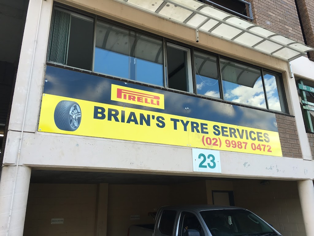 Brians Tyre Services | car repair | 23 Leighton Pl, Hornsby NSW 2077, Australia | 0299870472 OR +61 2 9987 0472