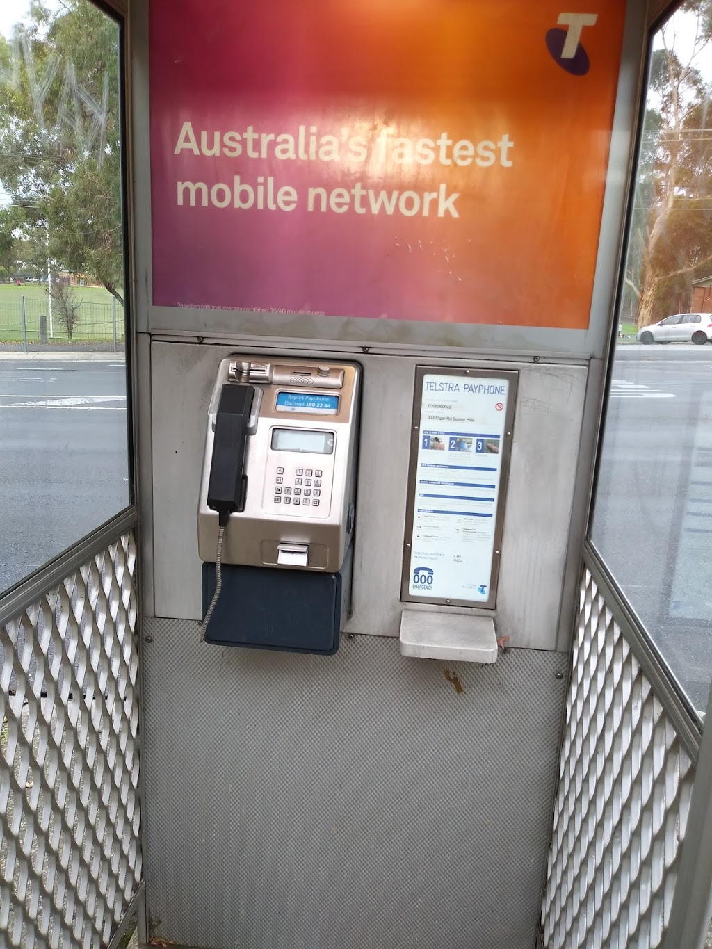 Telstra Payphone | electronics store | 335 Elgar Rd, Surrey Hills VIC 3127, Australia