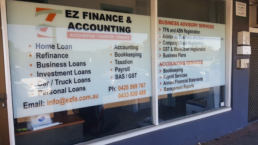 Ez Finance & Accounting | shop C/31-35 Manoora St, Greenacres SA 5086, Australia | Phone: 0433 839 488