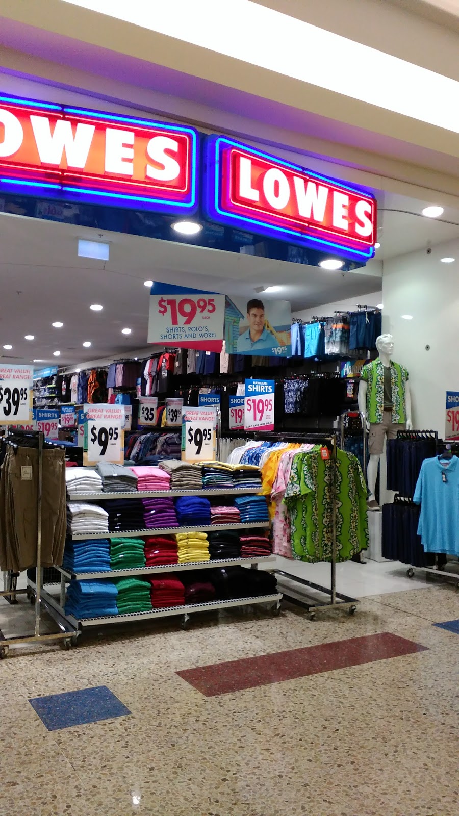 Lowes | clothing store | 43/43 Yirrigan Dr, Mirrabooka WA 6061, Australia | 0892071047 OR +61 8 9207 1047