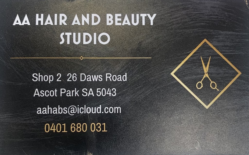AA Hair and Beauty Studio | hair care | 26A Daws Rd, Ascot Park SA 5043, Australia | 0401680031 OR +61 401 680 031