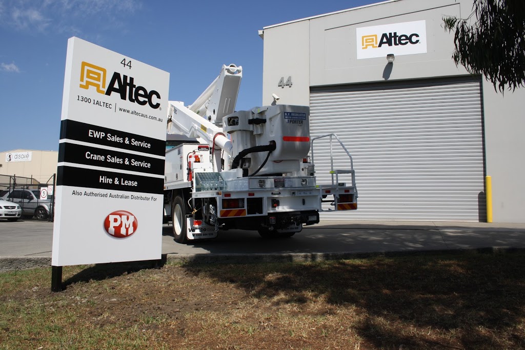 Altec Australia Holdings Pty Ltd | 44-50 Gaine Road, Dandenong South, Melbourne VIC 3175, Australia | Phone: 1300 125 832