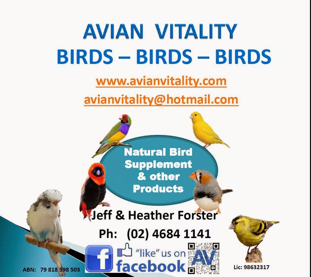 Avian Vitality | store | 37 Wellers Rd, Bargo NSW 2574, Australia | 0246841141 OR +61 2 4684 1141