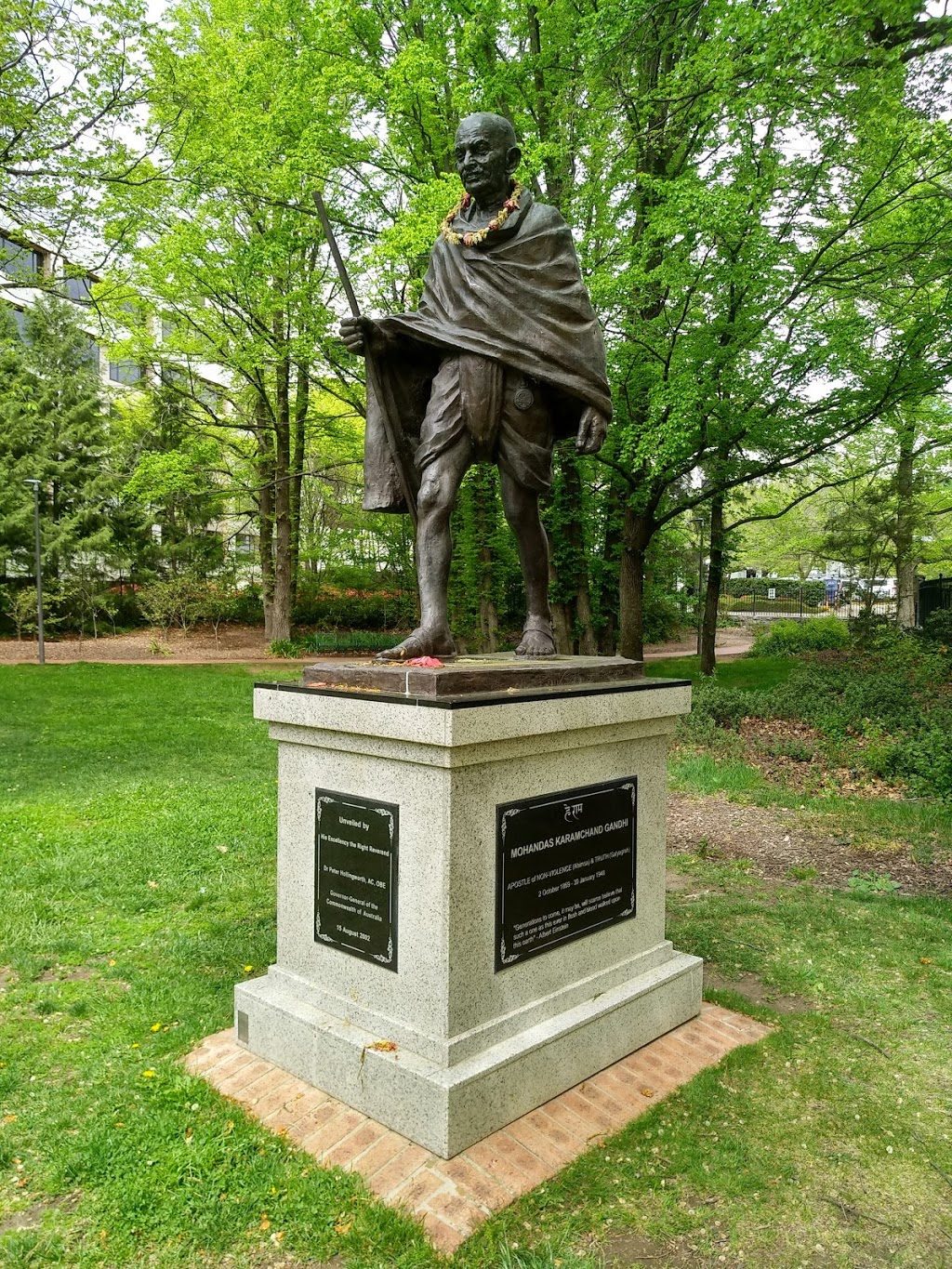 Glebe Park Gandhi statue | Canberra ACT 2601, Australia