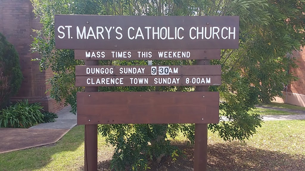 Saint Marys Catholic Church | church | 55 Brown St, Dungog NSW 2420, Australia | 0249921477 OR +61 2 4992 1477