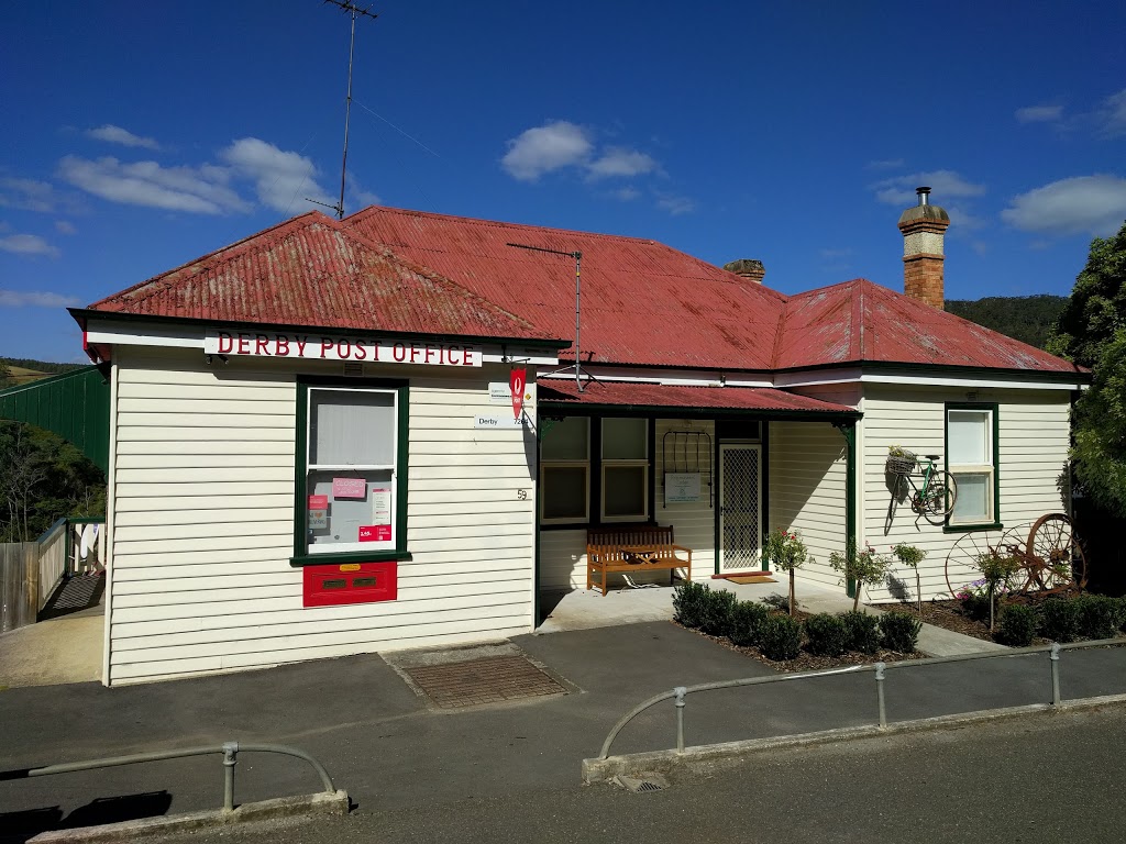 Australia Post - Derby LPO | post office | 59 Main St, Derby TAS 7264, Australia | 0363542334 OR +61 3 6354 2334