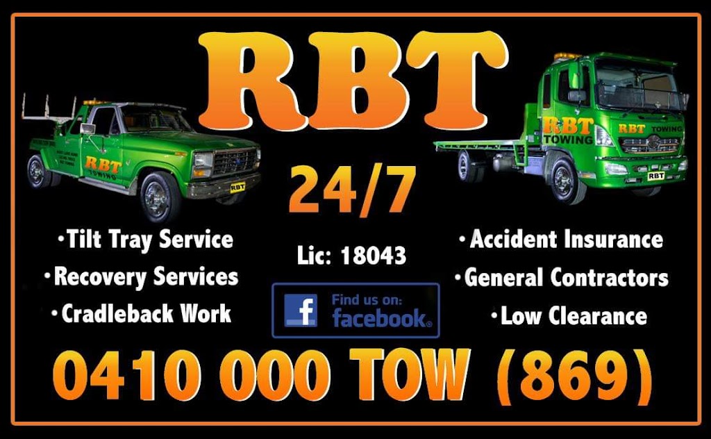 RBT Towing | 4/16 Bluegum Cl, Tuggerah NSW 2259, Australia | Phone: 0410 000 869