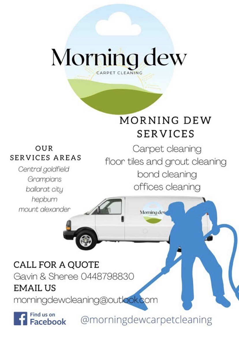 Morning Dew Carpet Cleaning | laundry | Peacock Track, Lillicur VIC 3371, Australia | 0448798833 OR +61 448 798 833