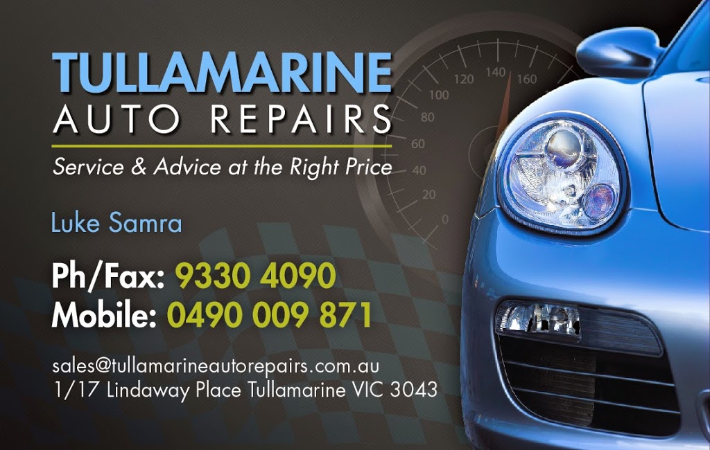 Tullamarine Auto Repairs | car repair | 1/17 Lindaway Pl, Tullamarine VIC 3043, Australia | 0393304090 OR +61 3 9330 4090
