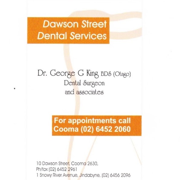 Dawson Street Dental Services | dentist | 10 Dawson St, Cooma NSW 2630, Australia | 0264522060 OR +61 2 6452 2060