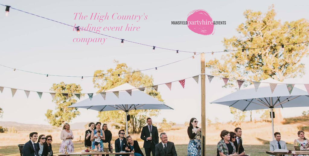 Mansfield Party Hire & Events | 4 Sovereign Ct, Mansfield VIC 3722, Australia | Phone: 0477 665 274