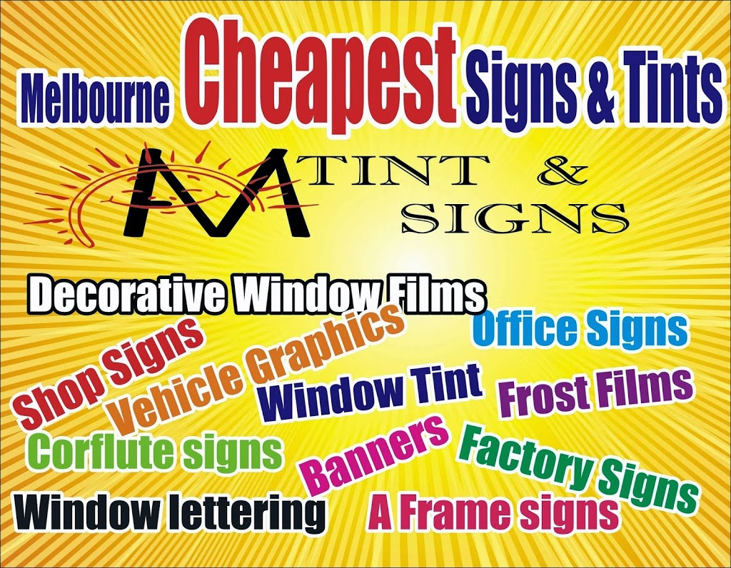 AM Tint & Signs | 13 Munro Cl, Hampton Park VIC 3976, Australia | Phone: 0413 092 620