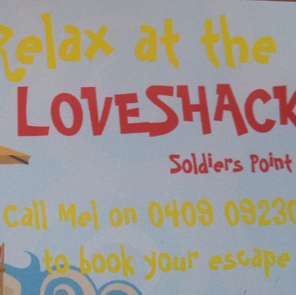 The Loveshack | 19 Sunset Blvd, Soldiers Point NSW 2317, Australia | Phone: 0409 092 307