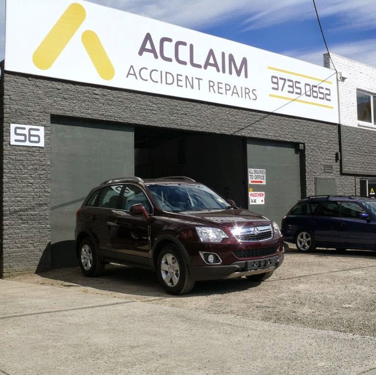 Acclaim Accident Panel Smash Repairs Lilydale | 56 John St, Lilydale VIC 3140, Australia | Phone: (03) 9735 0652