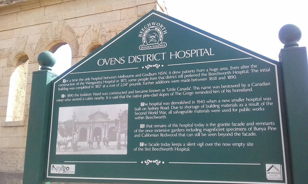 The Ovens Goldfields Hospital - Facade | hospital | Church St, Beechworth VIC 3747, Australia
