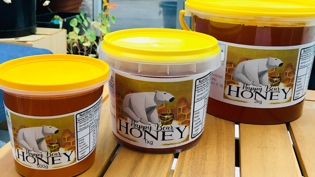 Happy Bear Honey | 11 William-Hunter Dr, Marlo VIC 3888, Australia | Phone: 0447 665 554