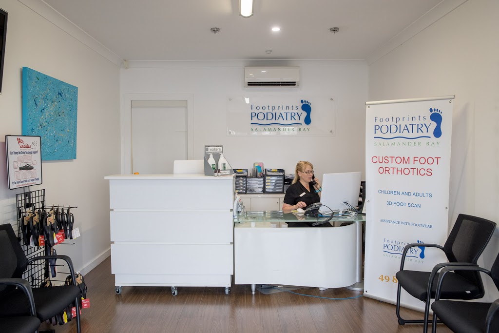 Footprints Podiatry Salamander Bay | doctor | The Oasis, Shop 8/3-5 Town Centre Circuit, Salamander Bay NSW 2317, Australia | 0249846088 OR +61 2 4984 6088