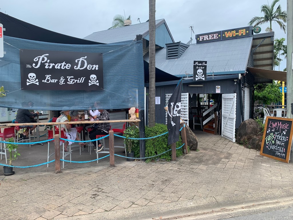 The Pirate Den Bar and Grill | restaurant | Shop 7/41-43 Porter Promenade, Mission Beach QLD 4852, Australia | 0740687913 OR +61 7 4068 7913