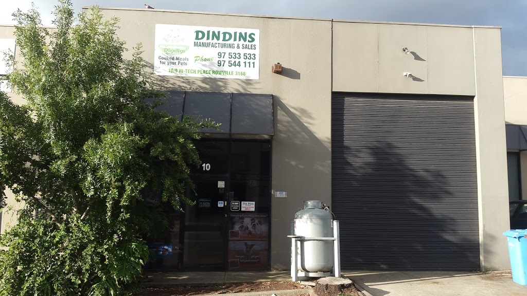 DinDins pet food | store | 10/9 Hi-Tech Pl, Rowville VIC 3178, Australia | 0397533533 OR +61 3 9753 3533