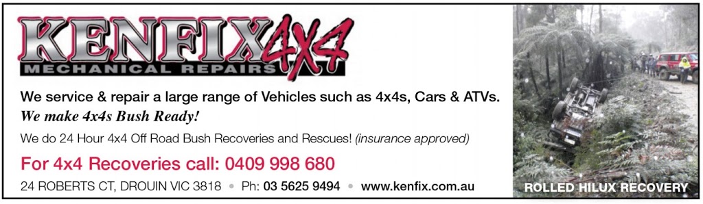 KENFIX 4X4 | car repair | 24 Roberts Ct, Drouin VIC 3818, Australia | 0356259494 OR +61 3 5625 9494