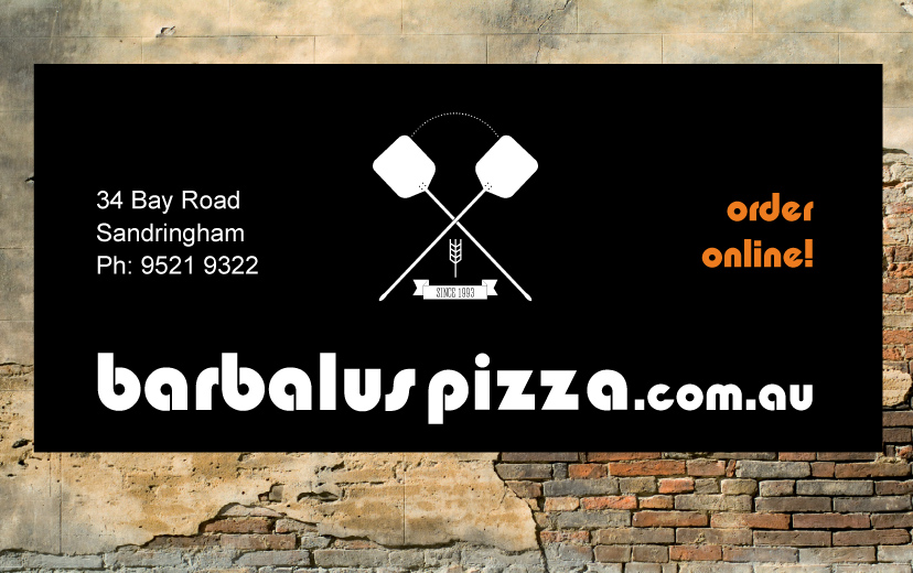 Barbalus Pizza & Pasta | meal delivery | 34 Bay Rd, Sandringham VIC 3191, Australia | 0395219322 OR +61 3 9521 9322