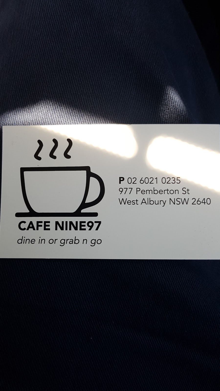 Cafe Nine97 | cafe | 4/997 Pemberton St, Albury NSW 2640, Australia | 0260210235 OR +61 2 6021 0235