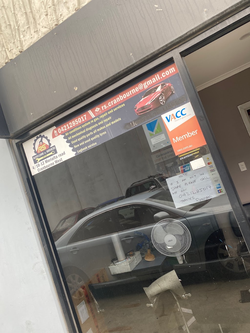 RS AutoCare and Services | car repair | 4/10-12 Morialta Rd, Cranbourne West VIC 3977, Australia | 0421285017 OR +61 421 285 017