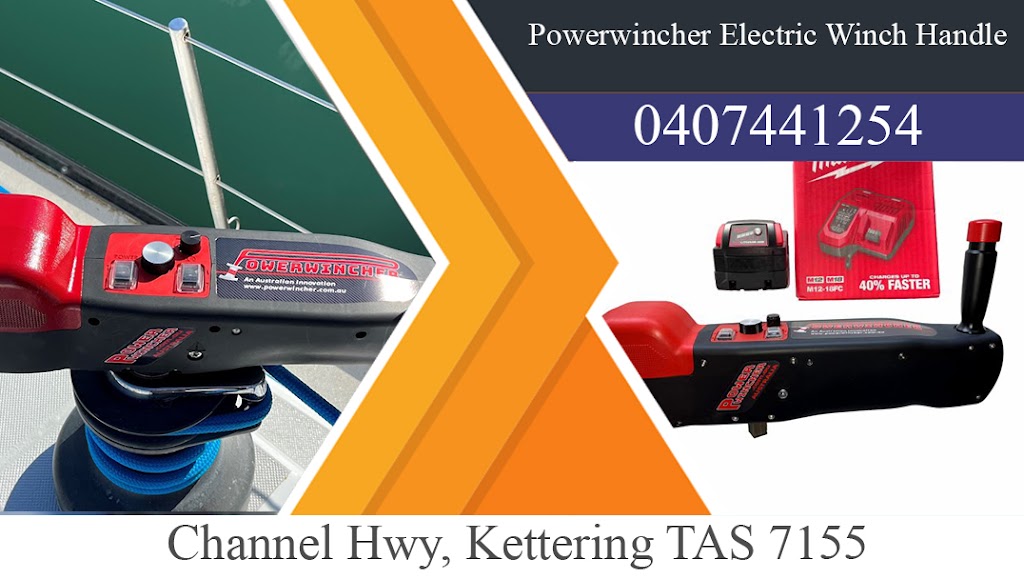 Powerwincher electric winch handle | store | Channel Hwy, Kettering TAS 7155, Australia | 0407441254 OR +61 407 441 254
