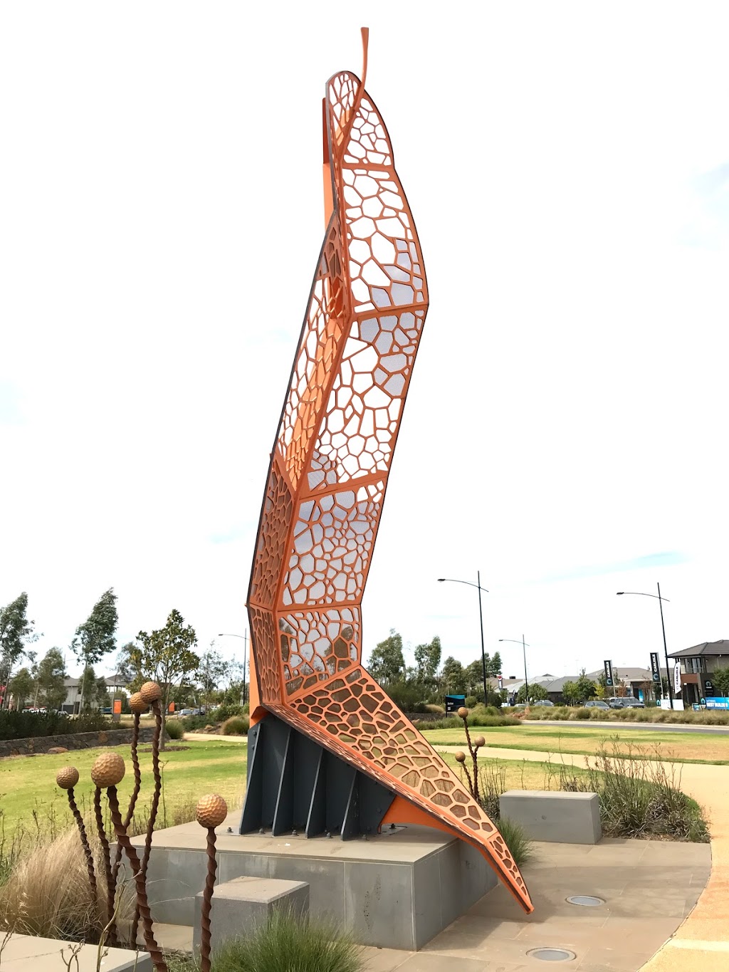 Woodlea Leaf Sculture | Riders Cct, Rockbank VIC 3335, Australia | Phone: 1300 966 353