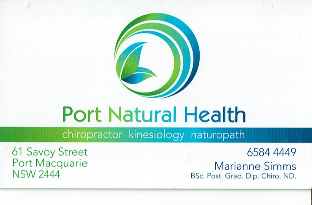 Port Natural Health | health | 61 Savoy St, Port Macquarie NSW 2444, Australia | 0265844449 OR +61 2 6584 4449