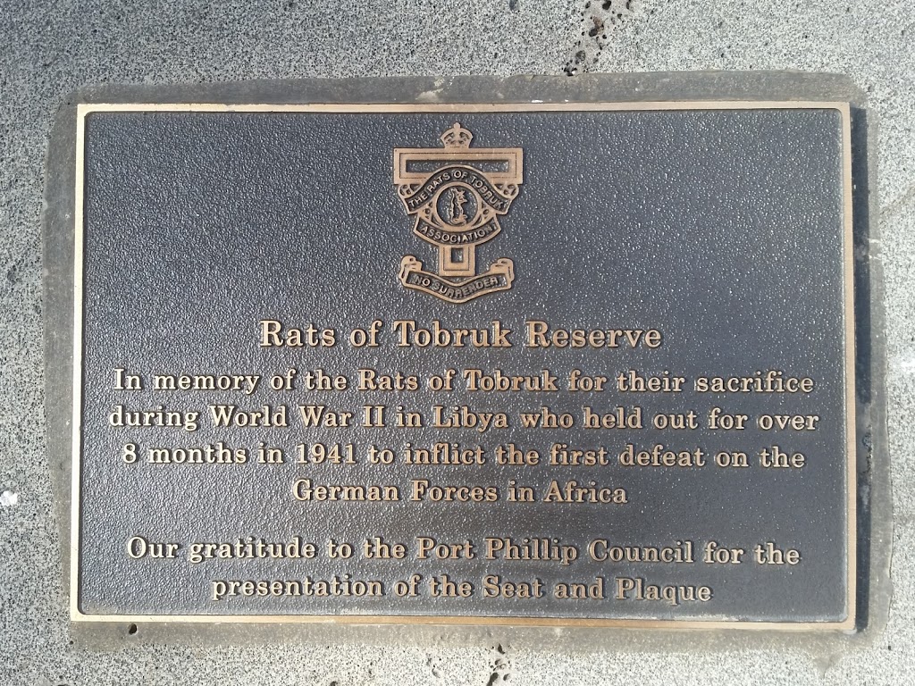 Rats of Tobruk Reserve | Albert Park VIC 3206, Australia