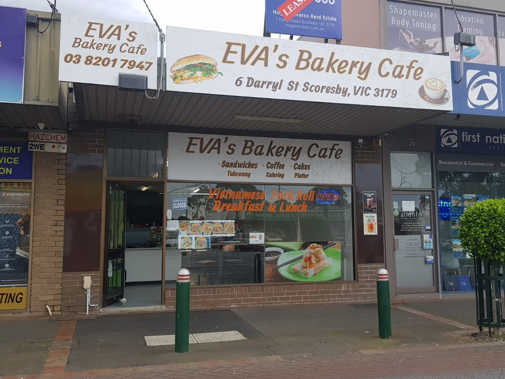 Evas Bakery Cafe | cafe | 6 Darryl St, Scoresby VIC 3179, Australia | 0382017947 OR +61 3 8201 7947
